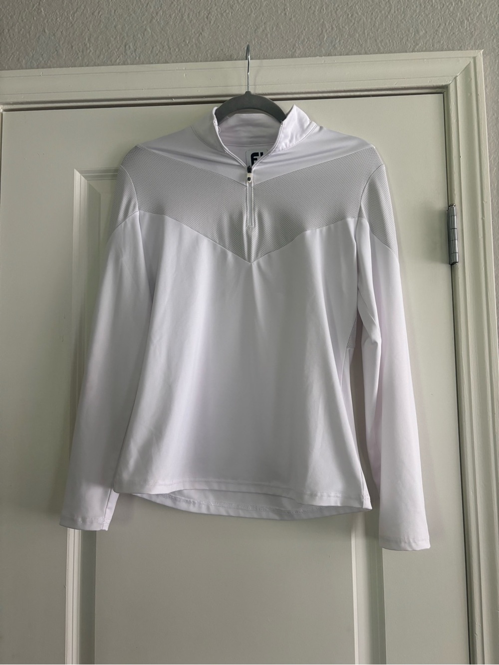 FootJoy White Quarter-Zip Women’s Golf long sleeve Size Small